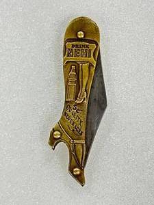 Brass Drink Nehi Knife 5 � Overall Length