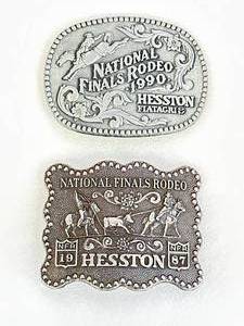 Lot of 2 Rodeo Belt Buckles