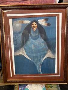 Native American Print (needs remattting)