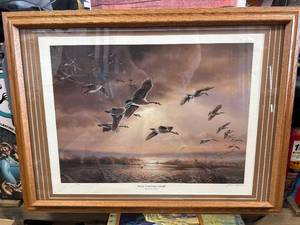 Wings Over Kellys Slough Signed & Numbered 23x31