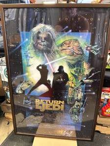Framed Return of the Jedi Poster 25x37