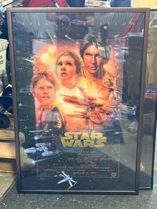 Star Wars Framed Poster 25x37