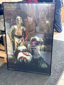 Star Wars Awakens Framed Poster 24x36