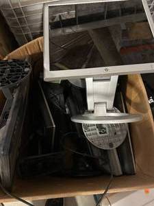 Lot of 7 Flat Screen Monitors