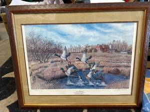 Just Kissing Signed & Numbered Framed Art 25x31