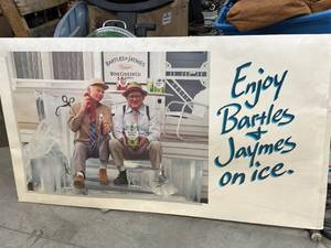 Vintage Bartles & James Paper Advertising 30x51