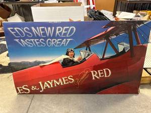 Vintage Bartles & James Paper Advertising 30x51