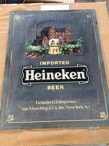 Vintage Heineken Bar Mirro 11x15