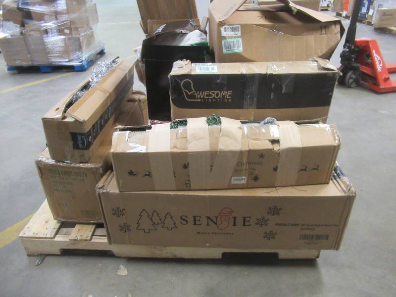 lot 703 image: Small Wholesale Holiday Pallet - SOLD AS IS