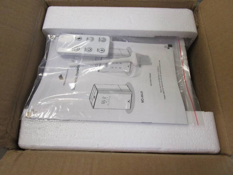 lot 327 image: Moderncasa Ultrasonic Humidifier MO-AH-01 (OPEN BOX)