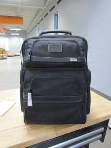 lot 63 image: Tumi Laptop Backpack (NEW) RETAILS FOR $525.00
