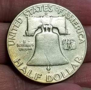 lot 33 image: 1952-S FRANKLIN HALF DOLLAR