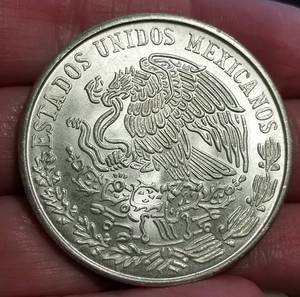 lot 35 image: 1978 MEXICO SILVER 10 PESOS (MORGAN DOLLAR SIZE)