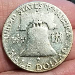 lot 52 image: 1948-D FRANKLIN HALF DOLLAR