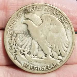 lot 61 image: 1928-S US WALKING LIBERTY HALF DOLLAR