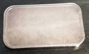 lot 65 image: 1 TROY OZ .999 FINE SILVER BAR ALL STATES SN 00497