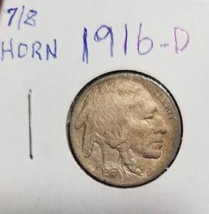 lot 09-B image: GROUP OF 5 BUFFALO NICKELS 1916-D 1918 1923 1921-S 1930-S
