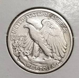 lot 23-B image: 1933-S WALKING LIBERTY HALF DOLLAR