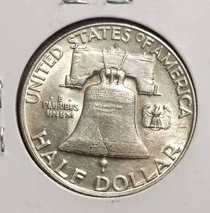 lot 29-B image: 1950-D FRANKLIN HALF DOLLAR