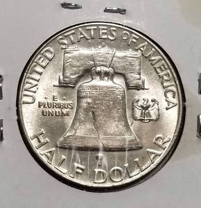 lot 30-B image: 1954-D FRANKLIN HALF DOLLAR