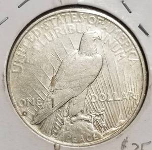 lot 40-B image: 1935-S PEACE SILVER DOLLAR