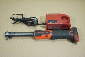 lot 2 image: Snap-On 38 Drive 14.4V Extended Reach Ratchet with Battery and Charger