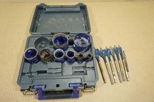 lot 12 image: Kobalt Hole Saw Set