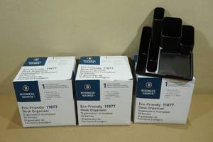 lot 123 image: 3 Eco-Friendly Desk Organizers