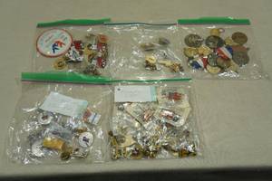 lot 188 image: Assorted Wrestling Pins and Medals