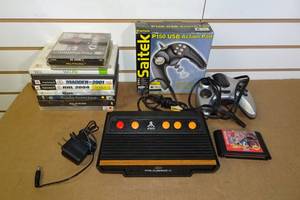 lot 266 image: Assorted Gaming - Atari Flashback 4, Genesis Game, Playstation 1 and 2 Games