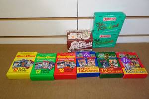 lot 274 image: Specialty Baseball and Football Card Sets - Rookies, Traded, Collect a Books