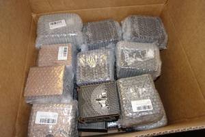 lot 285 image: 30 Novelty Wine Glasses -All Non-Political, Sarcastic Gag Gifts