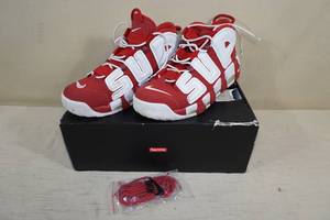 lot 51 image: Nike Air Uptempo Supreme Sneakers -Mens Size 9.5