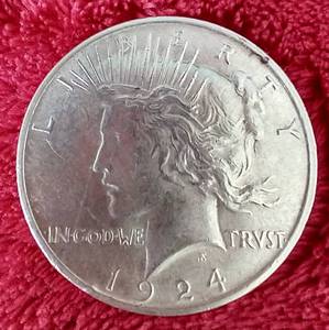1924 Peace Dollar