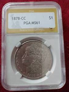 1878-CC Morgan Dollar - PGA MS61