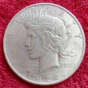 1922-D Peace Dollar