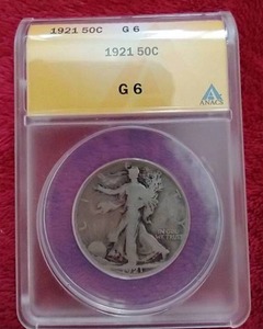 1921 Walking Liberty Half Dollar