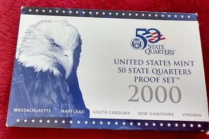2000 U.S. Mint State Quarters Proof Set