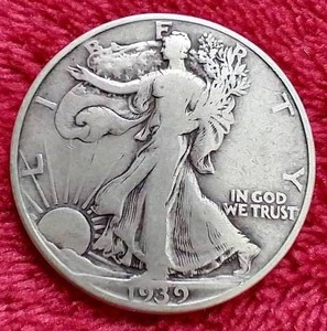 1939-D Walking Liberty Half Dollar