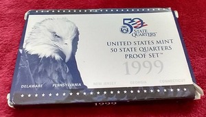 1999 U.S. Mint State Quarters Proof Set
