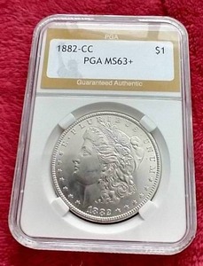 1882-CC Morgan Dollar - PGA MS63
