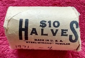 $10 1970s Half Dollar Roll