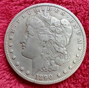 1890-CC Morgan Dollar