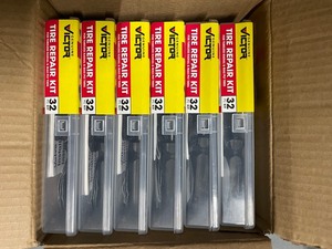 lot 77 image: 6 New Sets of Genuine Victor Tire Repair Kits