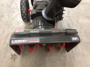 22 in. Two-Stage Gas Snow Blower with Recoil Start by Legend Force Customer Returns See Pictures