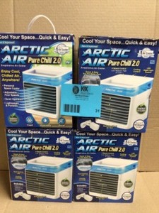 lot 31 image: Lot of 76 CFM 4 Speed Portable Evaporative Cooler for 45 sq. ft. by ARCTIC AIR Customer Returns See Pictures