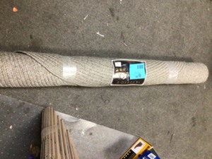 lot 13 image: Braided Canvas 5 ft. x 8 ft. Reversible IndoorOutdoor Area Rug by SUPERIOR Customer Returns See Pictures