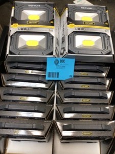 lot 26 image: Lot of 2000 Lumens Rechargeable Utility Light with Magnet (2-Pack) by Defiant Customer Returns See Pictures