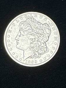 lot 23 image: 1899 Morgan Silver Dollar