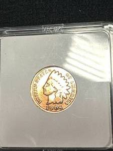 lot 25 image: 1904 Indian Head Penny (Beautiful)